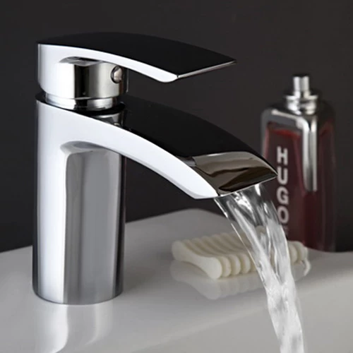 Proflow Tiera Waterfall Basin Mixer With Clicker Waste 3 Proflow Tiera Waterfall Basin Mixer With Clicker Waste - Image 2