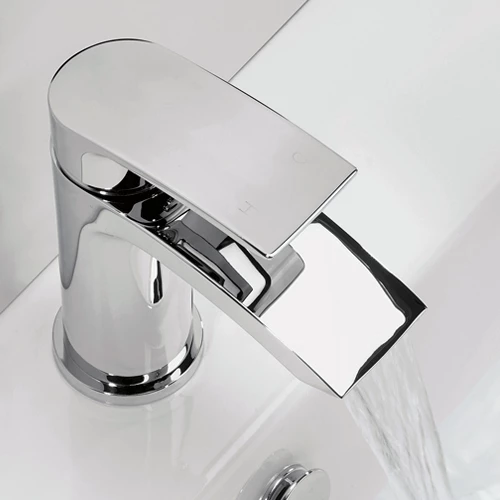 Proflow Tiera Waterfall Basin Mixer With Clicker Waste 4 Proflow Tiera Waterfall Basin Mixer With Clicker Waste - Image 3