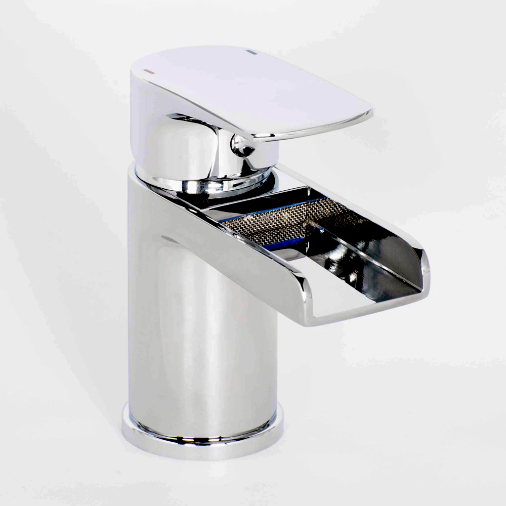 Vellamo Tugela Mini Waterfall Basin Mixer With Clicker Waste 5 Vellamo Tugela Mini Waterfall Basin Mixer With Clicker Waste - Image 3