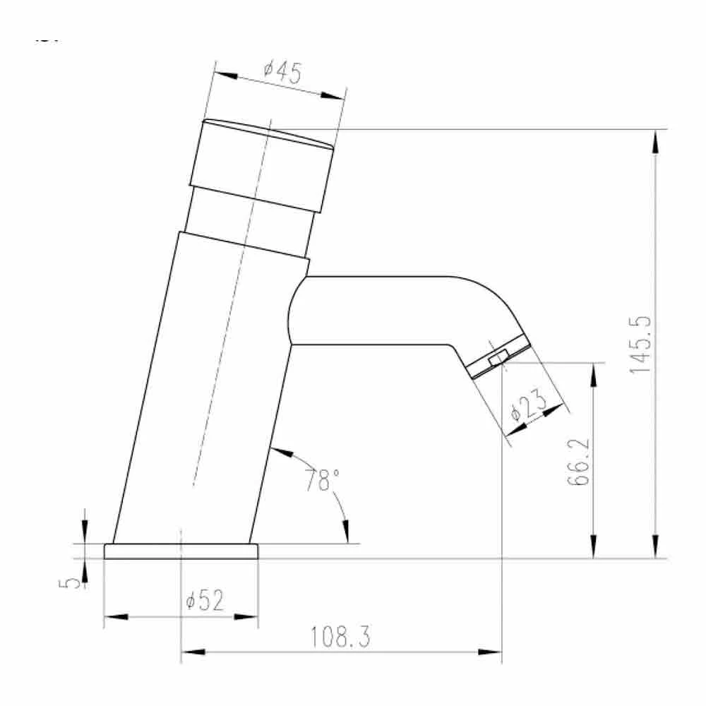 Nuie Commercial Non Concussive Mono Basin Mixer 5 Nuie Commercial Non Concussive Mono Basin Mixer - Image 3