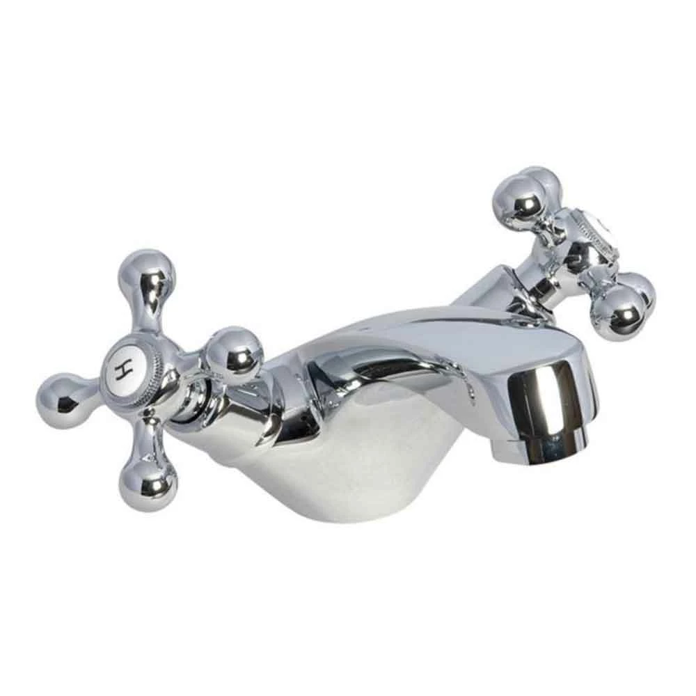 Nuie Viscount Crosshead Mono Basin Mixer With Click-Clack Waste 4 Nuie Viscount Crosshead Mono Basin Mixer With Click-Clack Waste - Image 2