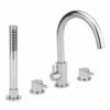 Sagittarius Ergo 4 Hole Bath Filler 1 Sagittarius Ergo 4 Hole Bath Filler -TAP WAREHOUSE Shop updated tech