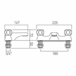 Vado Astra Lever Bath Filler 5 Vado Astra Lever Bath Filler -TAP WAREHOUSE Shop vado ast 137 cd td 1