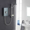 Vado Elegance Grey & Chrome Electric Shower - 9.5kW 2 Vado Elegance Grey & Chrome Electric Shower - 9.5kW -TAP WAREHOUSE Shop vado elegance electric shower kit