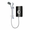Vado Elegance Black Speckled & Chrome Electric Shower - 9.5kW
