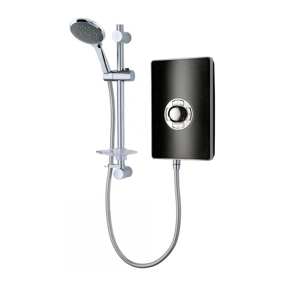 Vado Elegance Black Speckled & Chrome Electric Shower - 9.5kW 3 Vado Elegance Black Speckled & Chrome Electric Shower - 9.5kW
