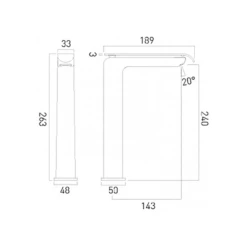 Vado Kovera Tall Basin Mono Mixer Tap 9 Vado Kovera Tall Basin Mono Mixer Tap -TAP WAREHOUSE Shop vado kovera extended tall tap kov100esbcp tech