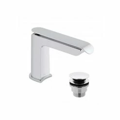 Vado Kovera Mono Basin Mixer Tap With Clicker Waste