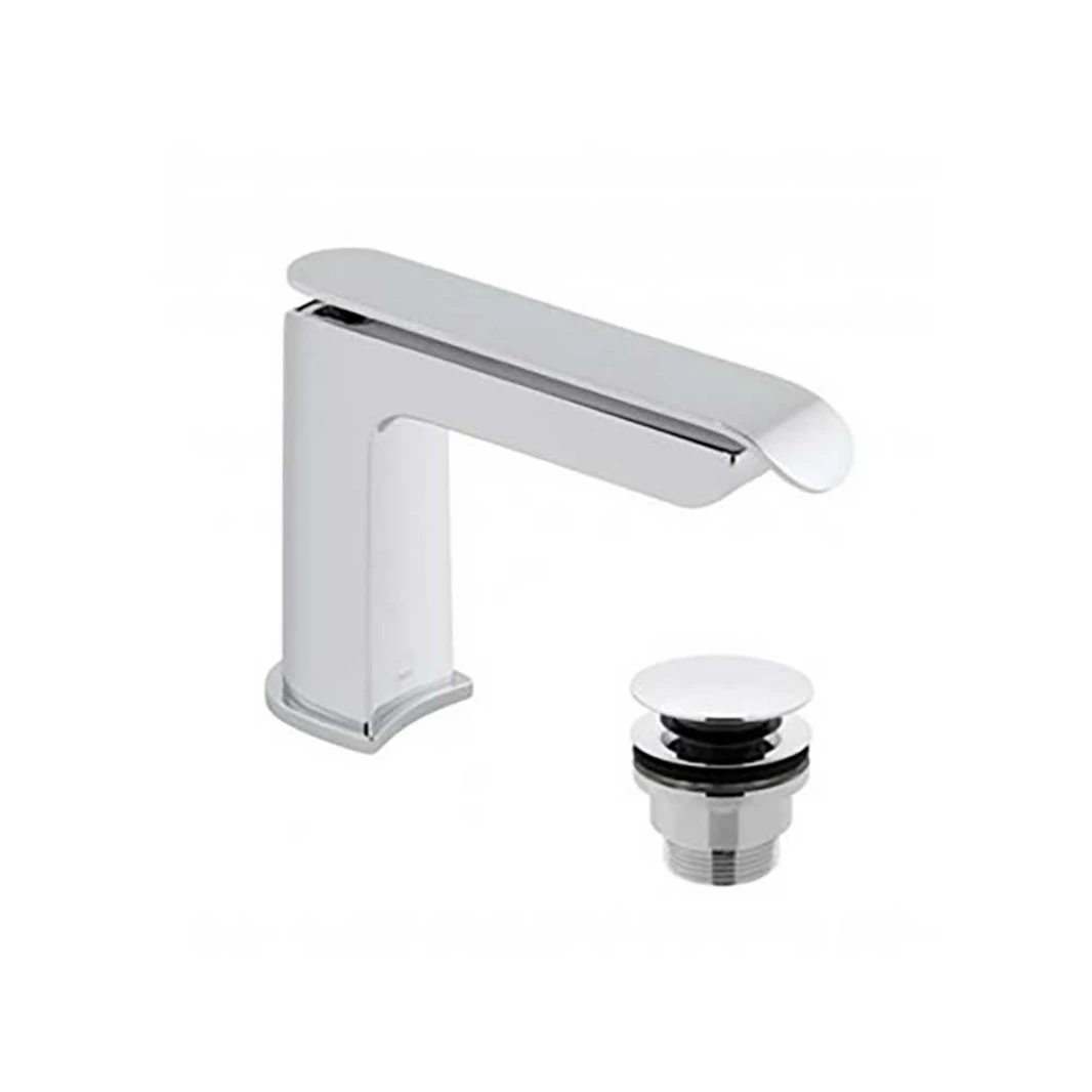 Vado Kovera Mono Basin Mixer Tap With Clicker Waste 3 Vado Kovera Mono Basin Mixer Tap With Clicker Waste
