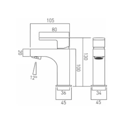Vado Life Cloakroom Basin Mixer 9 Vado Life Cloakroom Basin Mixer -TAP WAREHOUSE Shop vado life mini monobloc basin mixer tap tech