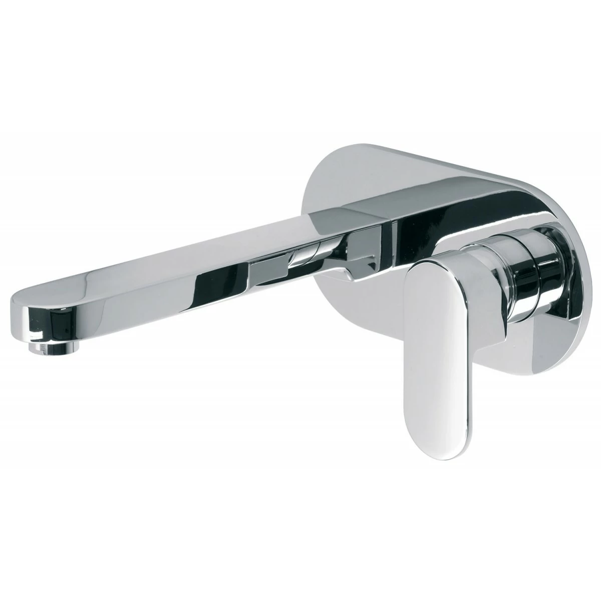Vado Life Wall Mounted Single Lever Basin Mixer With Backplate 3 Vado Life Wall Mounted Single Lever Basin Mixer With Backplate