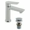 Vado Photon Single Lever Mini Mono Basin Mixer With Universal Clicker Waste 1 Vado Photon Single Lever Mini Mono Basin Mixer With Universal Clicker Waste -TAP WAREHOUSE Shop vado photon lever mini basin tap clicker waste