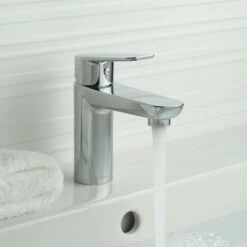 Vado Photon Single Lever Mono Basin Mixer With Clicker Waste -TAP WAREHOUSE Shop vado photon monobloc single lever basin mixer tap 1