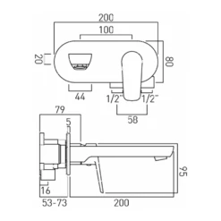 Vado Photon Wall Mounted 2 Hole Basin Mixer With Oval Backplate 5 Vado Photon Wall Mounted 2 Hole Basin Mixer With Oval Backplate -TAP WAREHOUSE Shop vado photon wall basin tap pho 109sa cp tech