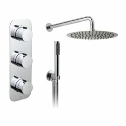Vado Tablet Altitude Vertical Concealed Thermostatic Shower Valve Package 9 8 Vado Tablet Altitude Vertical Concealed Thermostatic Shower Valve Package 9 -TAP WAREHOUSE Shop vado tablet altitude 3control concealed shower set