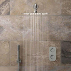 Vado Tablet Altitude Vertical Concealed Thermostatic Shower Valve Package 17