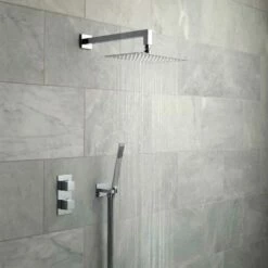 Vado Tablet Notion Vertical Concealed Thermostatic Shower Valve Package 21 10 Vado Tablet Notion Vertical Concealed Thermostatic Shower Valve Package 21 -TAP WAREHOUSE Shop vado tablet notion concealed shower set rainfall