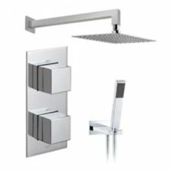 Vado Tablet Notion Vertical Concealed Thermostatic Shower Valve Package 21 9 Vado Tablet Notion Vertical Concealed Thermostatic Shower Valve Package 21 -TAP WAREHOUSE Shop vado tablet notion square concealed shower set