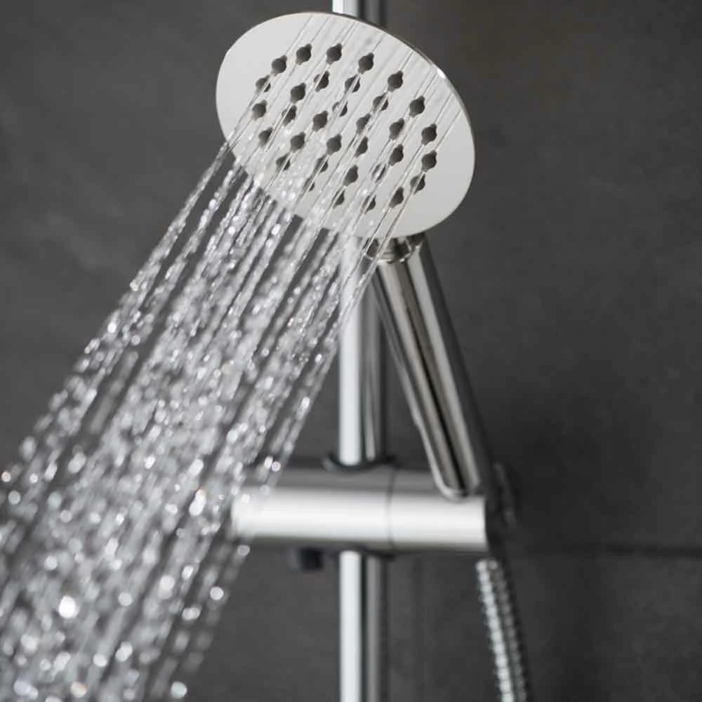 Vado Velo Aquablade Round Thermostatic Shower Valve With Diverter & Rigid Riser Kit 5 Vado Velo Aquablade Round Thermostatic Shower Valve With Diverter & Rigid Riser Kit - Image 3