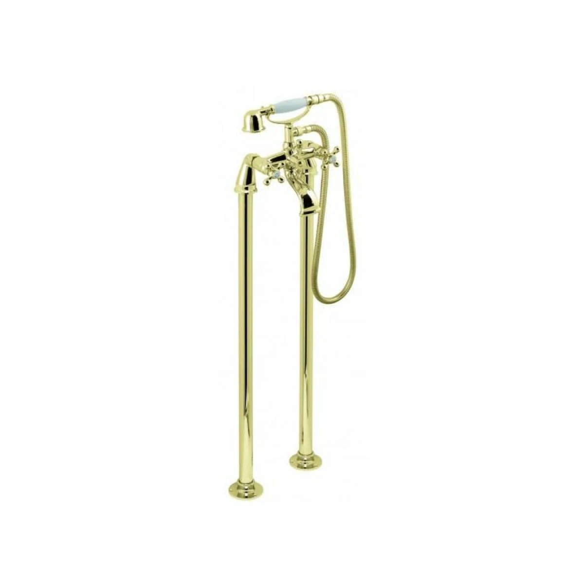 Vado Victoriana Floor Mounted Freestanding Bath Shower Mixer With Shower Kit 4 Vado Victoriana Floor Mounted Freestanding Bath Shower Mixer With Shower Kit - Image 2