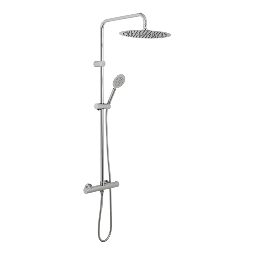 Vado Velo Aquablade Round Thermostatic Shower Valve With Diverter & Rigid Riser Kit 4 Vado Velo Aquablade Round Thermostatic Shower Valve With Diverter & Rigid Riser Kit - Image 2