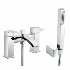 Vellamo City Waterfall Bath Shower Mixer With Shower Attachment