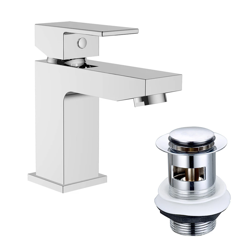 Vellamo Forte Mono Basin Mixer Tap & Waste 4 Vellamo Forte Mono Basin Mixer Tap & Waste - Image 2