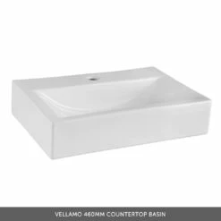 Harbour Clarity 900mm Wall Mounted Vanity Unit & Countertop - Bardolino Driftwood Oak -TAP WAREHOUSE Shop vellamo 460 countertop basin banner cutout