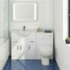 Vellamo Alpine 1250mm 3 Door Furniture Suite With Back To Wall Toilet & Concealed Cistern - Gloss White 1 Vellamo Alpine 1250mm 3 Door Furniture Suite With Back To Wall Toilet & Concealed Cistern - Gloss White -TAP WAREHOUSE Shop vellamo alpine 1250mm 3door basin toilet unit