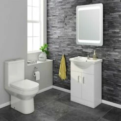 Vellamo Alpine 550mm Floorstanding Vanity Unit & Basin - Gloss White 14 Vellamo Alpine 550mm Floorstanding Vanity Unit & Basin - Gloss White -TAP WAREHOUSE Shop vellamo alpine 550mm floor vanity unit gloss white