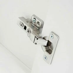 Vellamo Alpine 2 Door Corner Cabinet Vanity Unit & Ceramic Basin - Gloss White -TAP WAREHOUSE Shop vellamo alpine soft closing hinges door unit 1