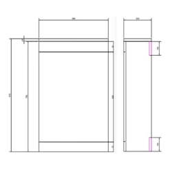 Vellamo Aspire Back To Wall WC Toilet Unit - Gloss Grey 7 Vellamo Aspire Back To Wall WC Toilet Unit - Gloss Grey -TAP WAREHOUSE Shop vellamo aspire 500mm back to wall toilet unit tech