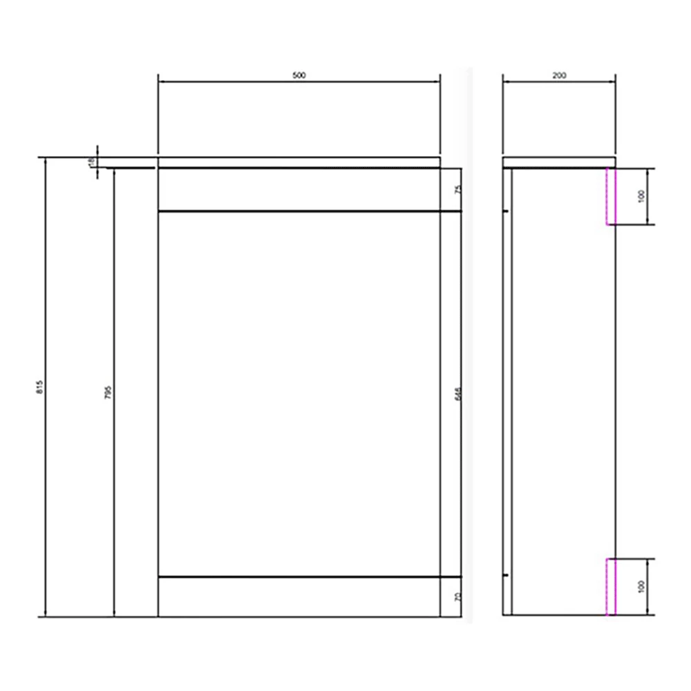 Vellamo Aspire Back To Wall WC Toilet Unit - Gloss Grey 5 Vellamo Aspire Back To Wall WC Toilet Unit - Gloss Grey - Image 3