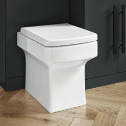 Vellamo Aspire 1100mm Matt Grey 2 Door Combination Ceramic Basin & Toilet Unit With Matt Black Handles & Overflow - No Cistern Or Toilet 29 Vellamo Aspire 1100mm Matt Grey 2 Door Combination Ceramic Basin & Toilet Unit With Matt Black Handles & Overflow - No Cistern Or Toilet -TAP WAREHOUSE Shop vellamo aspire back to wall toilet combination unit drawer blackhandle lifestyle3
