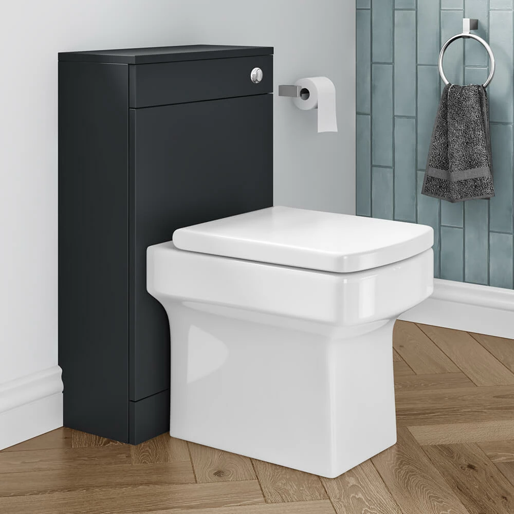 Vellamo Aspire 1100mm Matt Grey 2 Door Combination Ceramic Basin & Toilet Unit - No Cistern Or Toilet 11 Vellamo Aspire 1100mm Matt Grey 2 Door Combination Ceramic Basin & Toilet Unit - No Cistern Or Toilet - Image 9