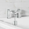 Vellamo Blox Bath Shower Mixer With Shower Kit 1 Vellamo Blox Bath Shower Mixer With Shower Kit -TAP WAREHOUSE Shop vellamo blox bath shower mixer primary lifestyle
