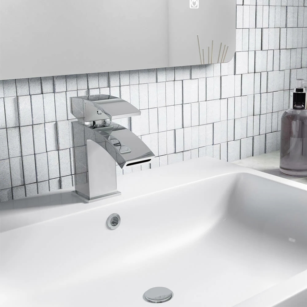 Vellamo City Waterfall Basin Mixer Tap & Waste 7 Vellamo City Waterfall Basin Mixer Tap & Waste - Image 5