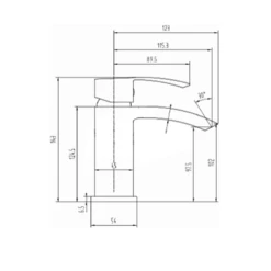 Vellamo City Waterfall Basin Mixer Tap & Waste 13 Vellamo City Waterfall Basin Mixer Tap & Waste -TAP WAREHOUSE Shop vellamo city basin mixer tap waste technical 2