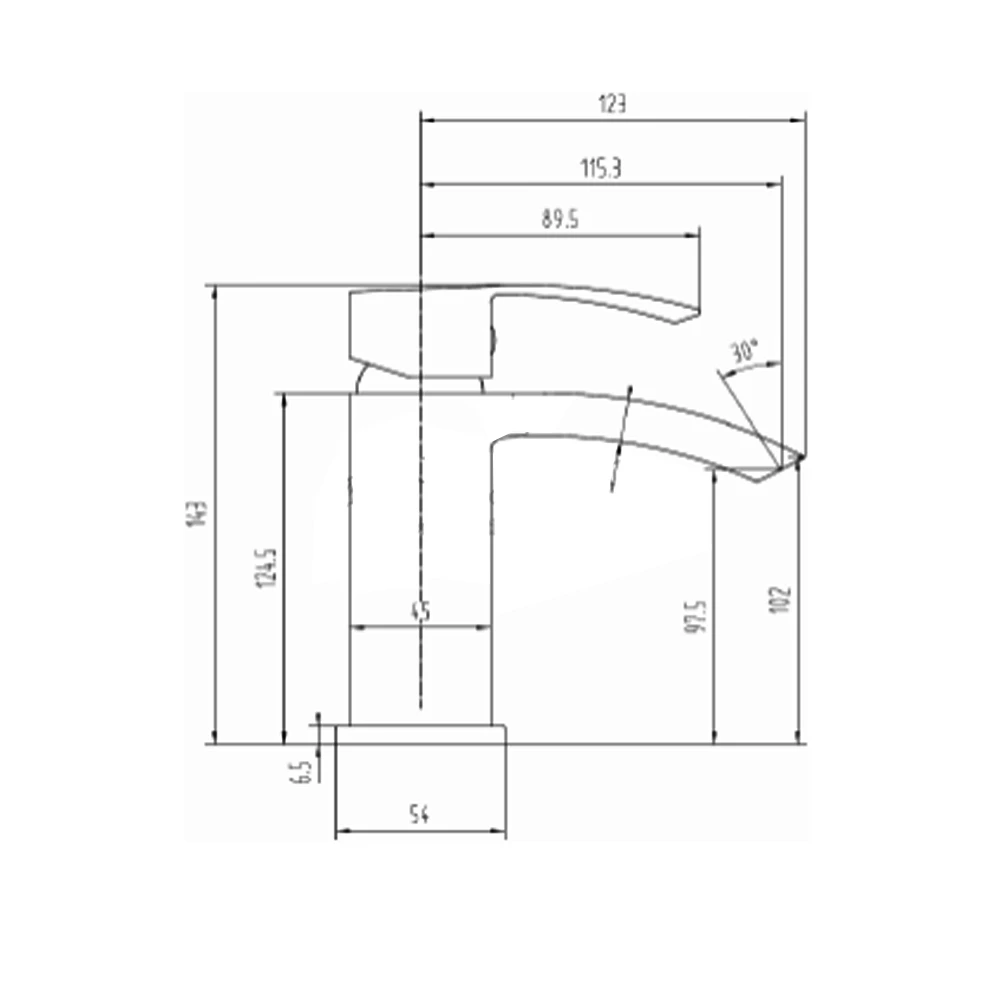 Vellamo City Waterfall Basin Mixer Tap & Waste 8 Vellamo City Waterfall Basin Mixer Tap & Waste - Image 6
