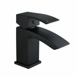 Vellamo City Matt Black Basin Mixer Tap & Waste 11 Vellamo City Matt Black Basin Mixer Tap & Waste -TAP WAREHOUSE Shop vellamo city matt black square mono basin mixer