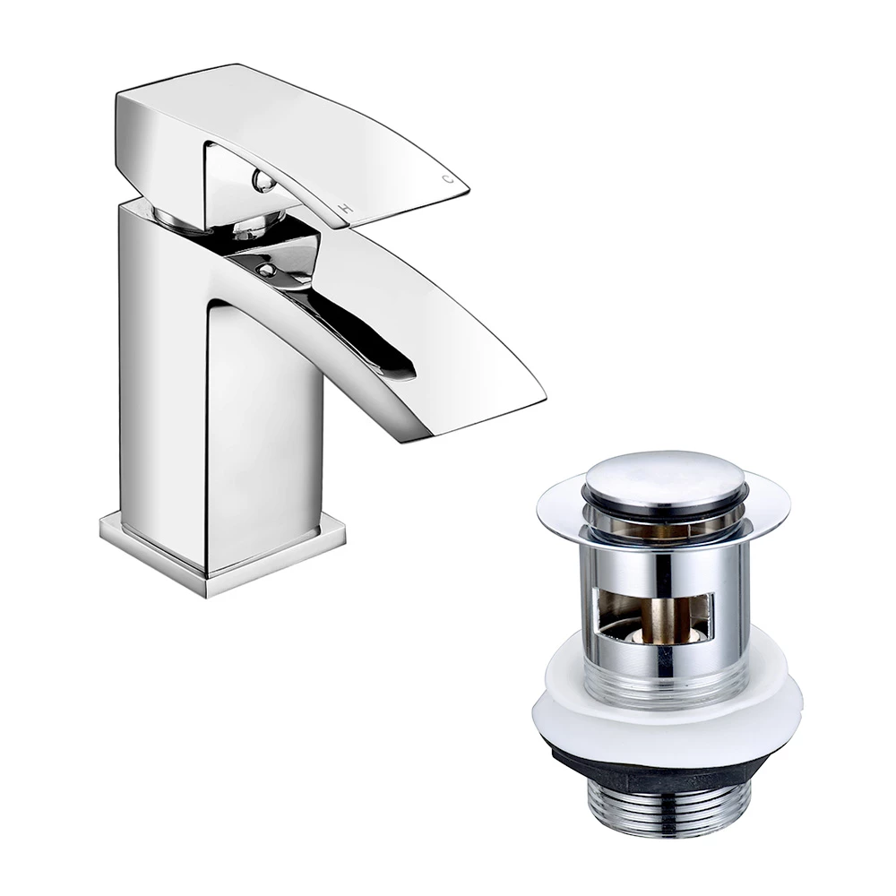 Vellamo City Small Cloakroom Basin Mixer Tap & Waste 5 Vellamo City Small Cloakroom Basin Mixer Tap & Waste - Image 3