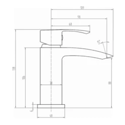 Vellamo City Small Cloakroom Basin Mixer Tap & Waste 13 Vellamo City Small Cloakroom Basin Mixer Tap & Waste -TAP WAREHOUSE Shop vellamo city waterfall mini basin tap waste tech