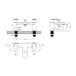Vellamo Connect Bath Shower Mixer With Handset Kit 9 Vellamo Connect Bath Shower Mixer With Handset Kit -TAP WAREHOUSE Shop vellamo connect bath shower mixer shower kit tech