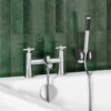 Vellamo Cross Bath Shower Mixer With Shower Kit - Crosshead Handles 2 Vellamo Cross Bath Shower Mixer With Shower Kit - Crosshead Handles -TAP WAREHOUSE Shop vellamo cross bath shower mixer primary lifestyle