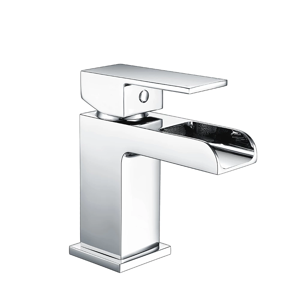 Vellamo Reve Waterfall Basin Mixer Tap & Waste 4 Vellamo Reve Waterfall Basin Mixer Tap & Waste - Image 2