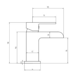 Vellamo Reve Waterfall Basin Mixer Tap & Waste 15 Vellamo Reve Waterfall Basin Mixer Tap & Waste -TAP WAREHOUSE Shop vellamo reve waterfall tap free clicker waste tech