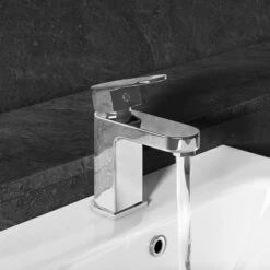 Vellamo Reveal Chrome Basin Mixer Tap & Waste -TAP WAREHOUSE Shop vellamo reveal chrome basin mixer lifestyle3