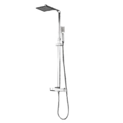 Vellamo Reveal WRAS-Approved Modern Thermostatic Shower Set With Thin Fixed Head 11 Vellamo Reveal WRAS-Approved Modern Thermostatic Shower Set With Thin Fixed Head -TAP WAREHOUSE Shop vellamo reveal dual shower cut