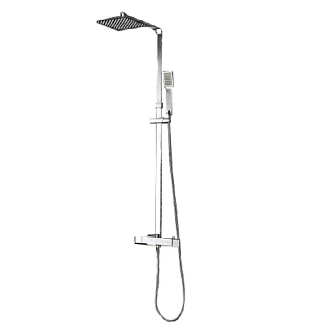 Vellamo Reveal WRAS-Approved Modern Thermostatic Shower Set With Thin Fixed Head 6 Vellamo Reveal WRAS-Approved Modern Thermostatic Shower Set With Thin Fixed Head - Image 4