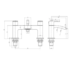 Vellamo Swift Matt Black Bath Shower Mixer & Kit 9 Vellamo Swift Matt Black Bath Shower Mixer & Kit -TAP WAREHOUSE Shop vellamo swift bath shower mixer kit tech